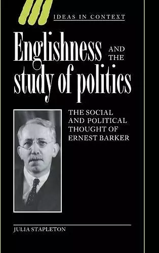 Englishness and the Study of Politics cover