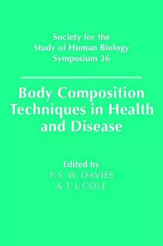 Body Composition Techniques in Health and Disease cover