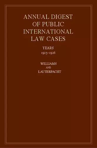 International Law Reports cover