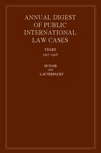 International Law Reports cover