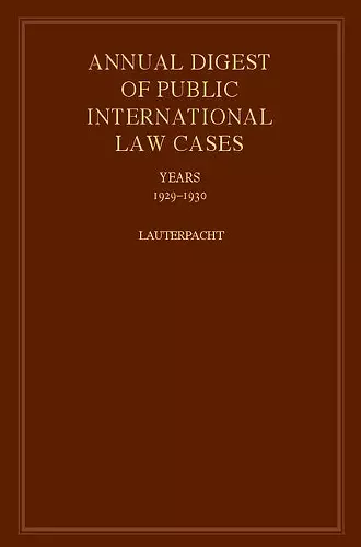 International Law Reports cover