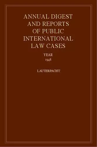 International Law Reports cover