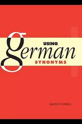 Using German Synonyms cover