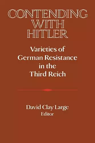 Contending with Hitler cover