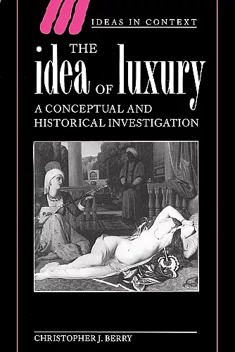The Idea of Luxury cover