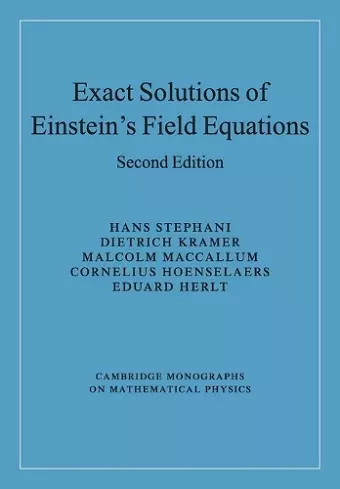 Exact Solutions of Einstein's Field Equations cover