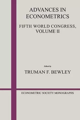 Advances in Econometrics: Volume 2 cover