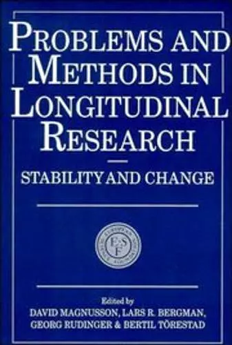 Problems and Methods in Longitudinal Research cover