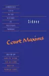 Sidney: Court Maxims cover