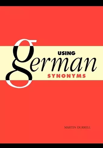 Using German Synonyms cover