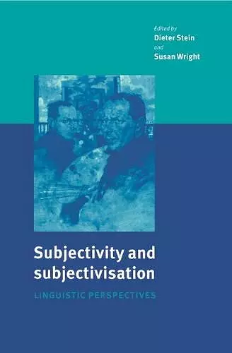 Subjectivity and Subjectivisation cover