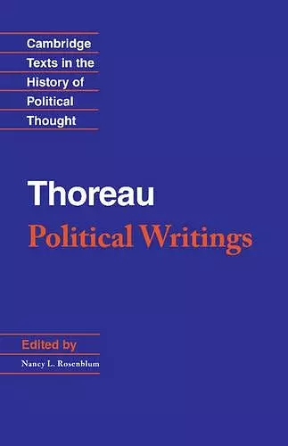 Thoreau: Political Writings cover