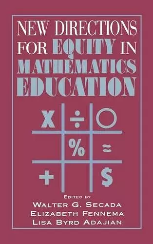 New Directions for Equity in Mathematics Education cover