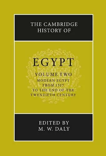 The Cambridge History of Egypt cover