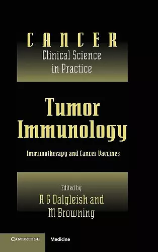 Tumor Immunology cover