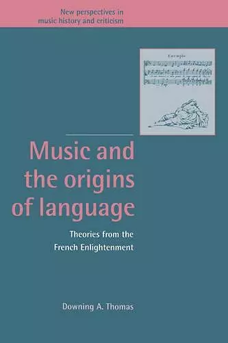 Music and the Origins of Language cover