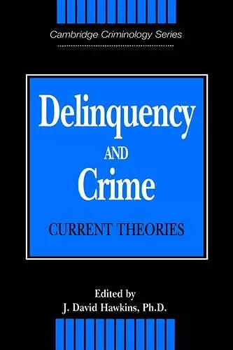 Delinquency and Crime cover