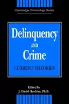 Delinquency and Crime cover