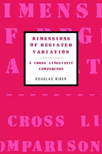 Dimensions of Register Variation cover