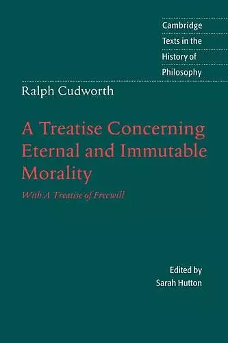 Ralph Cudworth: A Treatise Concerning Eternal and Immutable Morality cover