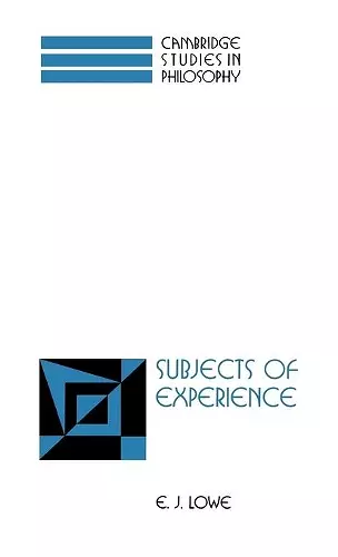 Subjects of Experience cover