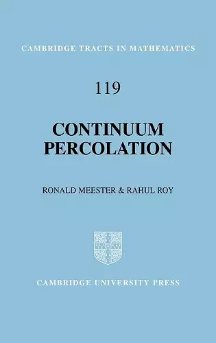 Continuum Percolation cover