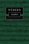 Webern Studies cover