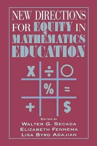 New Directions for Equity in Mathematics Education cover