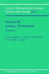 Groups '93 Galway/St Andrews: Volume 2 cover