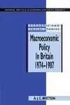 Macroeconomic Policy in Britain 1974–1987 cover