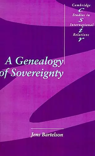 A Genealogy of Sovereignty cover