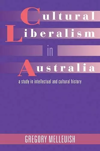 Cultural Liberalism in Australia cover