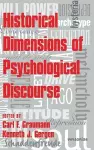 Historical Dimensions of Psychological Discourse cover