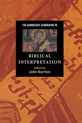 The Cambridge Companion to Biblical Interpretation cover