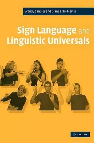 Sign Language and Linguistic Universals cover