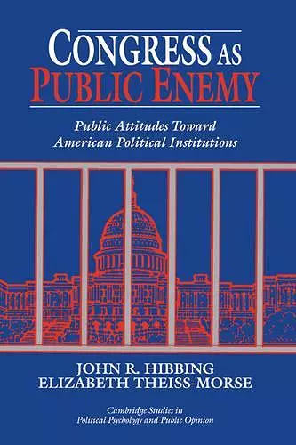 Congress as Public Enemy cover