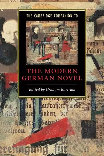 The Cambridge Companion to the Modern German Novel cover