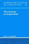 The Lexicon in Acquisition cover
