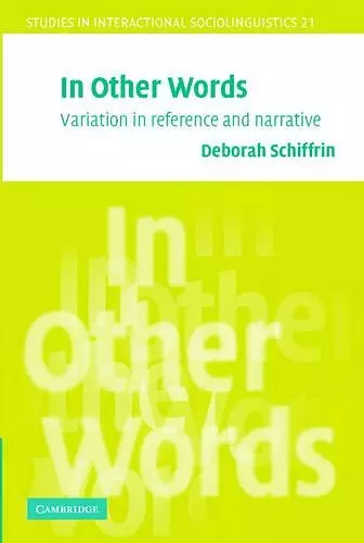 In Other Words cover