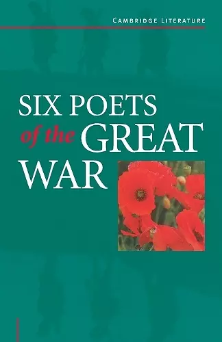 Six Poets of the Great War cover