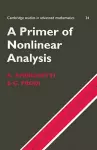 A Primer of Nonlinear Analysis cover