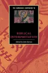 The Cambridge Companion to Biblical Interpretation cover