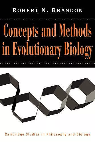 Concepts and Methods in Evolutionary Biology cover