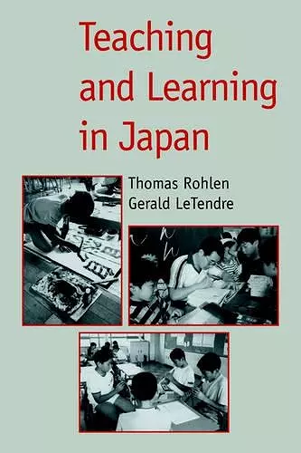 Teaching and Learning in Japan cover