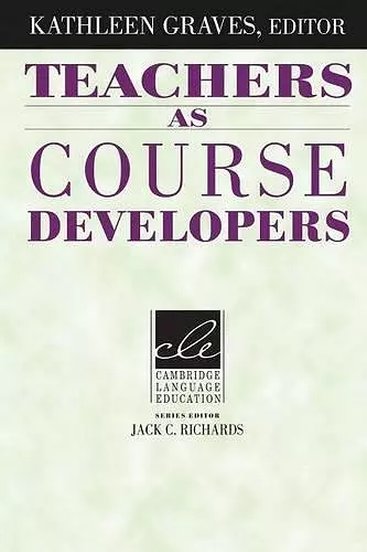 Teachers as Course Developers cover