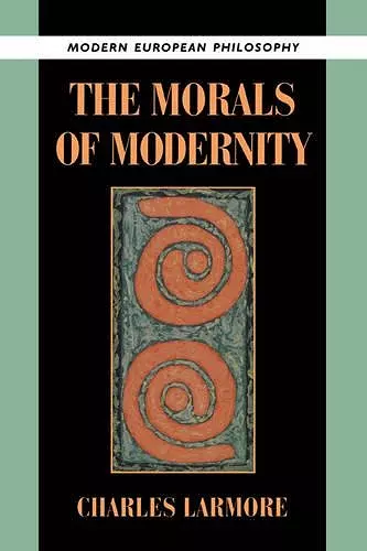 The Morals of Modernity cover