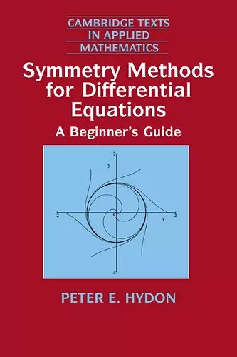 Symmetry Methods for Differential Equations cover