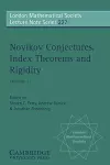 Novikov Conjectures, Index Theorems, and Rigidity: Volume 2 cover