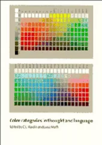 Color Categories in Thought and Language cover