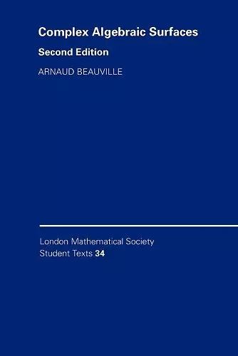 Complex Algebraic Surfaces cover